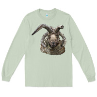 Matcha navajo churro sheep head Long Sleeve Tee - LillyAllenDesigns