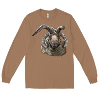 Toasted Coconut navajo churro sheep head Long Sleeve Tee - LillyAllenDesigns