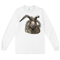 White navajo churro sheep head Long Sleeve Tee - LillyAllenDesigns