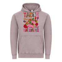Vintage Zinc tacos are my valentine Vintage Hoodie - NancyCooperArtShop