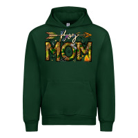 Forest Green Boy Mom Urban Hoodie - CowhideDigitalArt