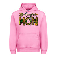 Fuchsia Pink Boy Mom Urban Hoodie - CowhideDigitalArt