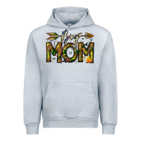 Heather Grey Boy Mom Urban Hoodie - CowhideDigitalArt