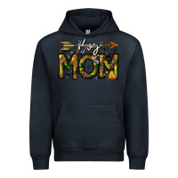 Navy Boy Mom Urban Hoodie - CowhideDigitalArt