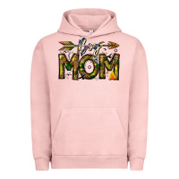 Pigment Salmon Boy Mom Urban Hoodie - CowhideDigitalArt
