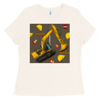 Bone excavator seamless pattern Ladies Tee - BundleAndBundleShop