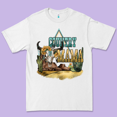 Country Mama Premium Tee Designed By Nancycooperartshop