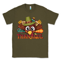 Army Green western thankful thanksgiving turkey Classic Tee - NancyCooperArtShop