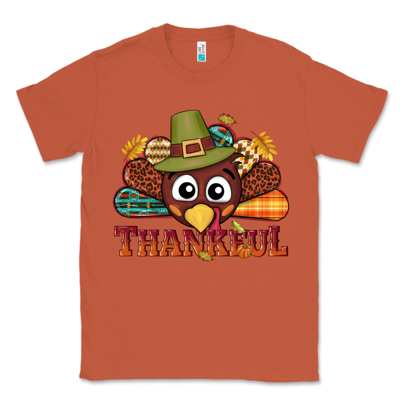 Western Thankful Thanksgiving Turkey Classic Tee by NancyCooperArtShop | Teevron
