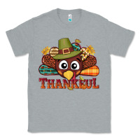 Heather Grey western thankful thanksgiving turkey Classic Tee - NancyCooperArtShop