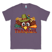 Lavender western thankful thanksgiving turkey Classic Tee - NancyCooperArtShop