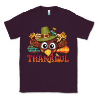 Plum western thankful thanksgiving turkey Classic Tee - NancyCooperArtShop