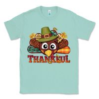 Seafoam western thankful thanksgiving turkey Classic Tee - NancyCooperArtShop