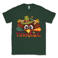 Sports Green western thankful thanksgiving turkey Classic Tee - NancyCooperArtShop