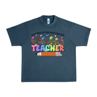 Midnight Navy teacher wildflowers kopyası Urban Heavy Tee - JahusDesignShop