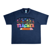 Navy teacher wildflowers kopyası Urban Heavy Tee - JahusDesignShop
