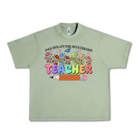 Oil Green teacher wildflowers kopyası Urban Heavy Tee - JahusDesignShop
