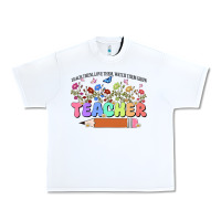White teacher wildflowers kopyası Urban Heavy Tee - JahusDesignShop