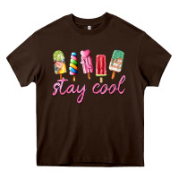 Chocolate Brown stay cool Heavy Core Tee - AdoDesignShop