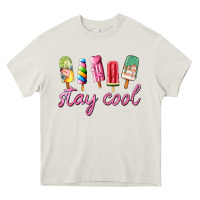 Cream stay cool Heavy Core Tee - AdoDesignShop