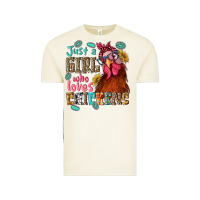 Vintage Arctic just a girl who loves chickens Vintage Tee - NancyCooperArtShop