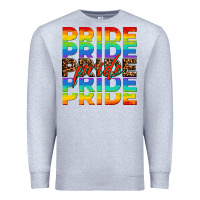 Heather Grey pride pride pride Premium Sweatshirt - OliviaCreatesArt