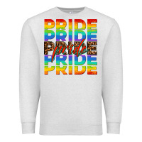 Oatmeal Heather pride pride pride Premium Sweatshirt - OliviaCreatesArt