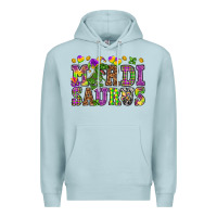 Blue Mist Mardi Saurus Premium Hoodie - HowdyJamesFarm