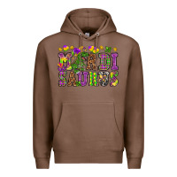 Chestnut Mardi Saurus Premium Hoodie - HowdyJamesFarm