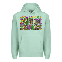 Seafoam Mardi Saurus Premium Hoodie - HowdyJamesFarm