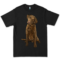 Black chesapeake bay retriever Premium Tee - LillyAllenDesigns