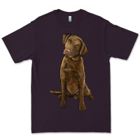 Plum chesapeake bay retriever Premium Tee - LillyAllenDesigns