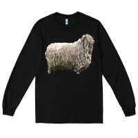 Black lincoln sheep Long Sleeve Tee - LillyAllenDesigns