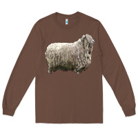 Chestnut lincoln sheep Long Sleeve Tee - LillyAllenDesigns