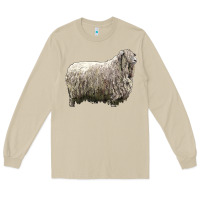 Mushroom lincoln sheep Long Sleeve Tee - LillyAllenDesigns