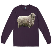 Plum lincoln sheep Long Sleeve Tee - LillyAllenDesigns