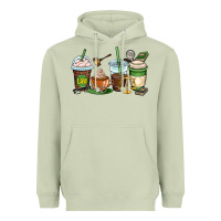 Matcha lawyer coffee cups Heavyweight Hoodie - OliviaCreatesArt