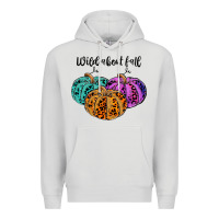 Dove Grey wild abaut fall Premium Hoodie - JahusDesignShop