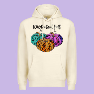 Wild Abaut Fall Premium Hoodie Designed By Jahusdesignshop