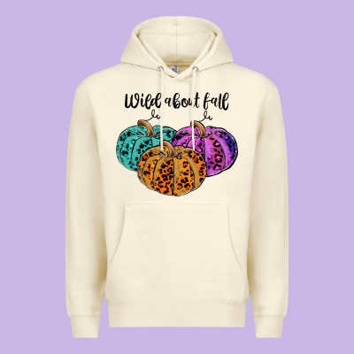 Wild Abaut Fall Premium Hoodie Designed By Jahusdesignshop