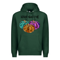 Sports Green wild abaut fall Premium Hoodie - JahusDesignShop