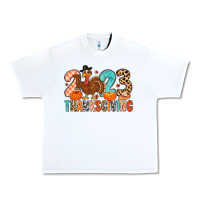 White 2023 thanksgiving Urban Heavy Tee - MaliasSmallBusiness
