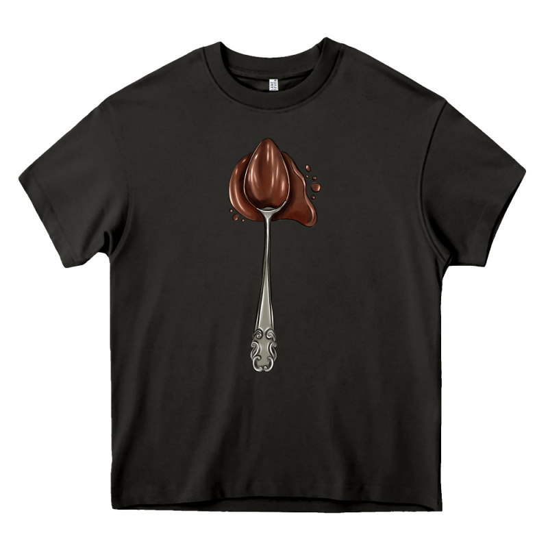 Spoon With Chocolate Heavy Core Tee by AdoDesignShop | Teevron