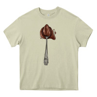 Mossy spoon with chocolate Heavy Core Tee - AdoDesignShop