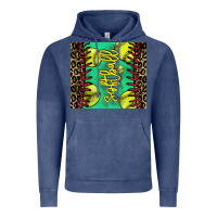 Vintage Denim softball leopard Vintage Hoodie - NancyCooperArtShop