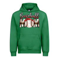 Emerald Baseball Mom Urban Hoodie - CowhideDigitalArt