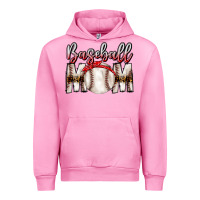 Fuchsia Pink Baseball Mom Urban Hoodie - CowhideDigitalArt