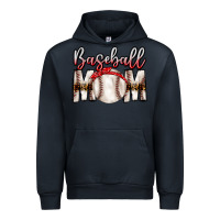 Navy Baseball Mom Urban Hoodie - CowhideDigitalArt
