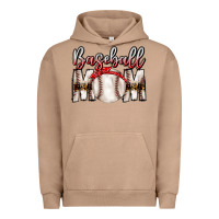 Pigment Burro Baseball Mom Urban Hoodie - CowhideDigitalArt