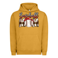 Pigment Peanut Butter Baseball Mom Urban Hoodie - CowhideDigitalArt